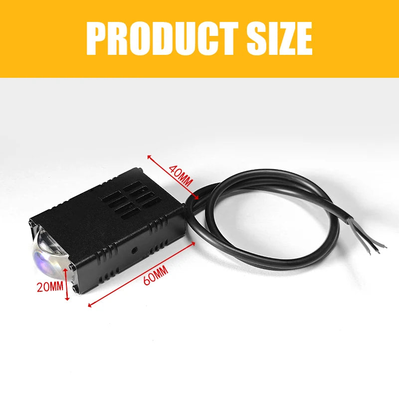 Led Headlight Bumper Fog Lamps Projector Lens Work Light Mini Driving Light Auxiliary Lights For Car Motorcycle Bar Spotlights