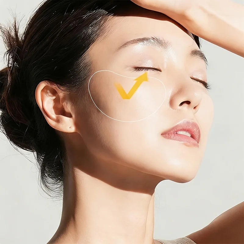 30pcs Outdoor Invisible Makeup Patches Ultra thin Invisible Facial Training Patches Cuttable Full Face Makeup Application