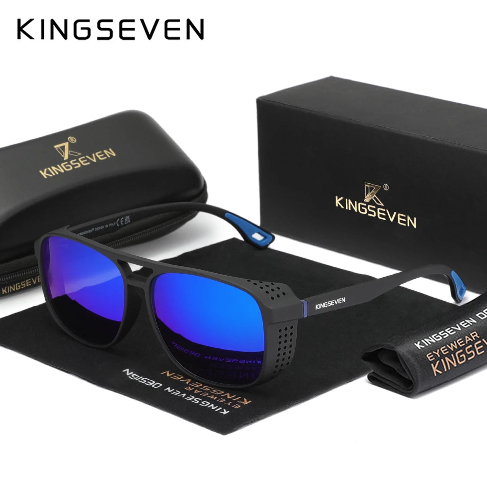 KINGSEVEN Brand 2025 New Sunglasses Retro UV400 Polarized Women Men Glasses Fashion TR90 Outdoor Eyewear