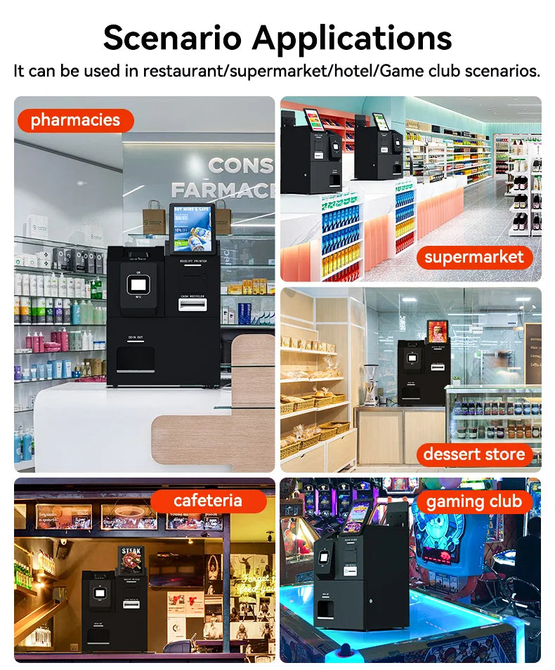 Laundromat Smart Cash Payment System Coin-operated Automatic Cash Register