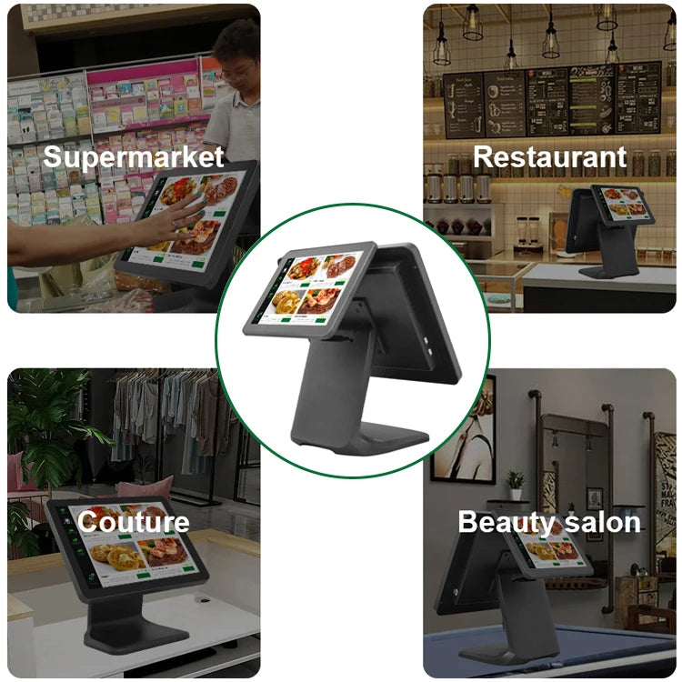All-in-One Android Windows Cash Register Machine POS System with Cash Drawer And Printer for Restaurant Business