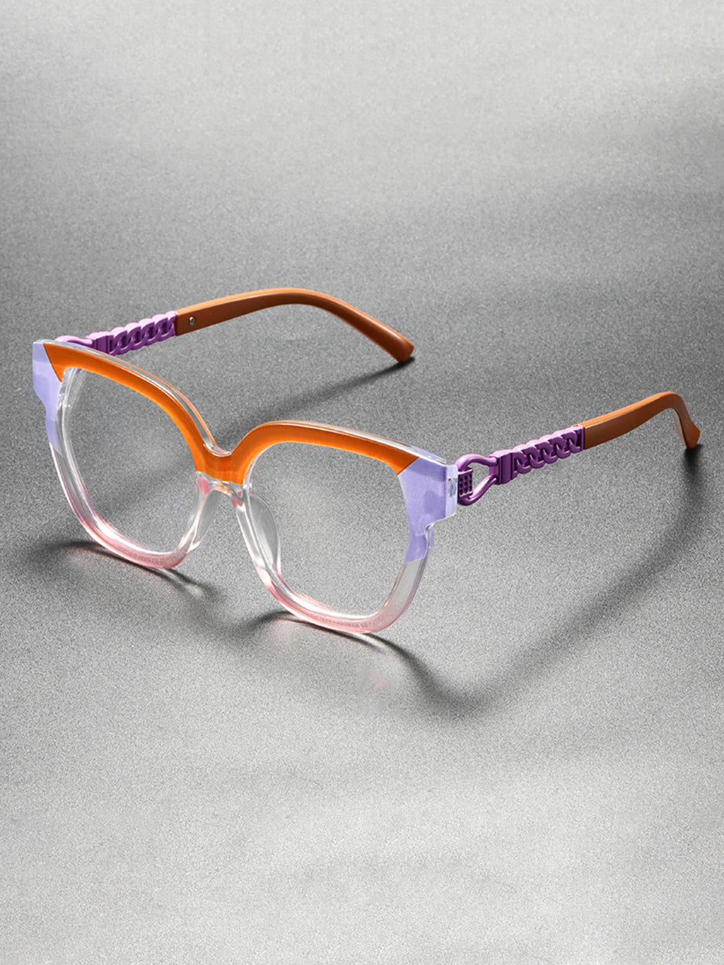 High-Visual-Appeal Cat-Eye Glasses - Unisex, Versatile Blue Light Blocking Plain Glasses