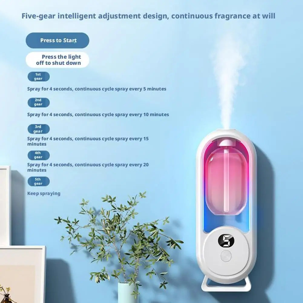 Automatic Home Fragrance Machine Essential Oil Diffuser Nebulizer Perfume Scent Machine for Kitchen and toilet deodorization