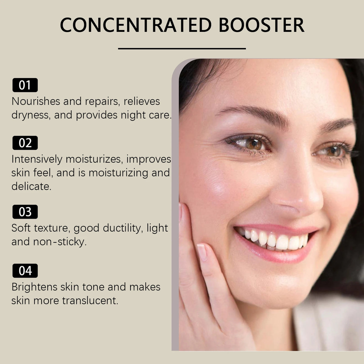 Hoygi Anti-Wrinkle and Firming Serum Moisturizing Facial Rejuvenation Deep Hydration Face Glowing Skin Care Overnight Mask 30g