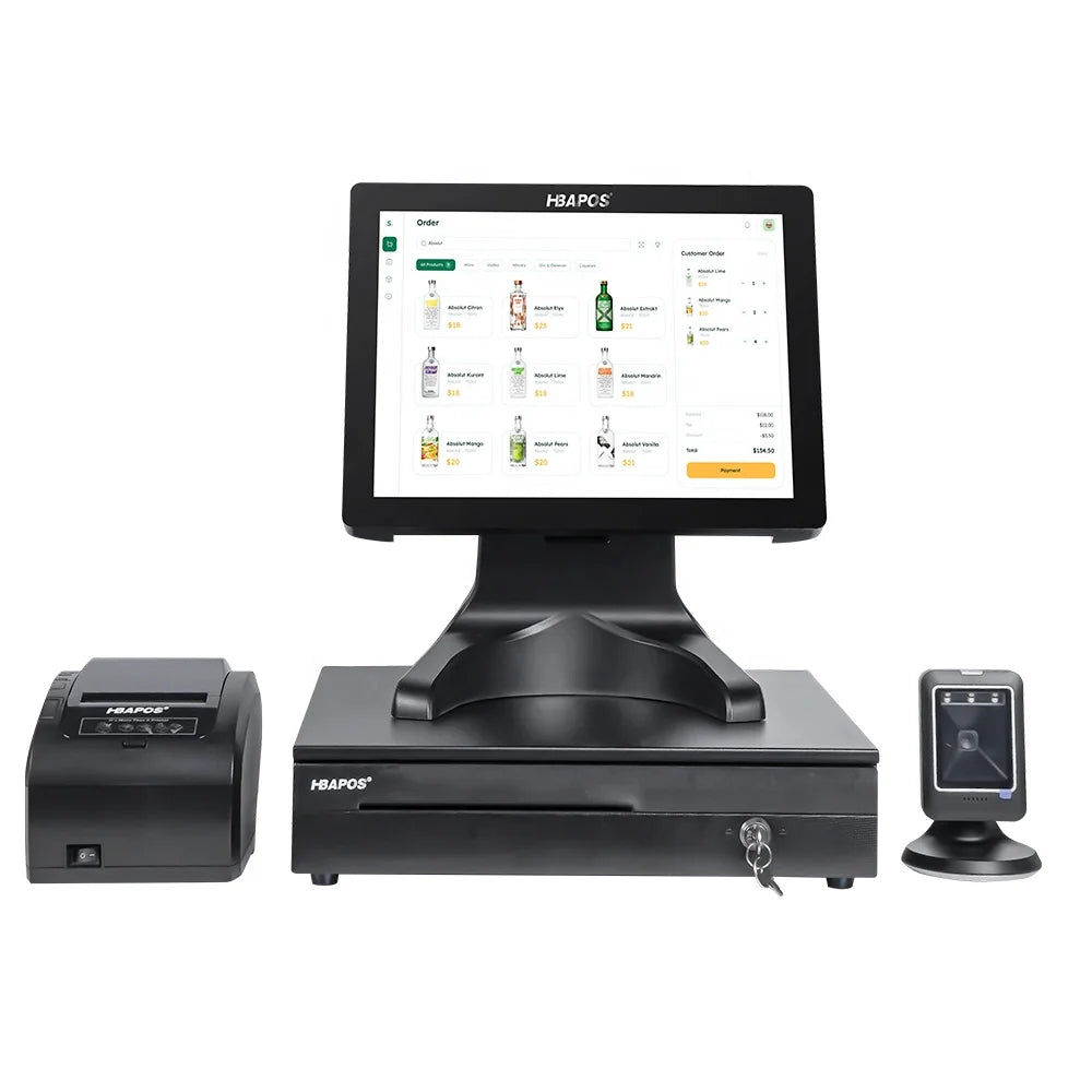 ATV&UTVShop Supermarket Touch Screen Cash Register Pos Device Pos Terminal Pos Machine for Store