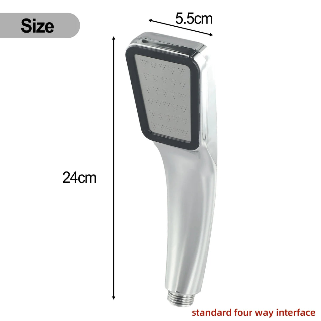 Shower Head High Pressure Water Saving Rainfall Shower Head ABS Handheld Showerhead Spray Nozzle Household Bathroom Accessories