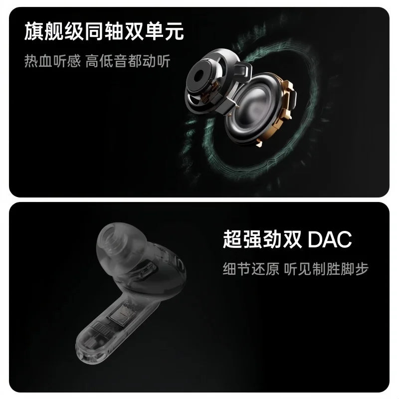 Oneplus Buds 4 TWS Wireless Bluetooth Earphone LHDC5.0 55dB Active Noise Canceling 45h Battery IPX4 Waterproof For Gaming Gym