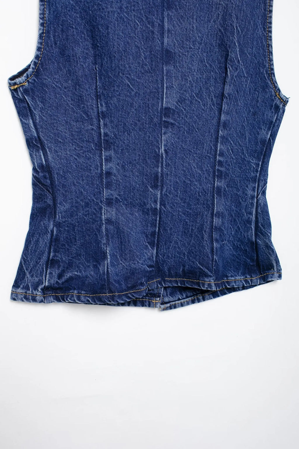 HH 2025 Summer Women Fashion Denim Trousers Set Solid Cropped Vest Top + Chain Lace Up Versatile Female Wide Leg Long Pant