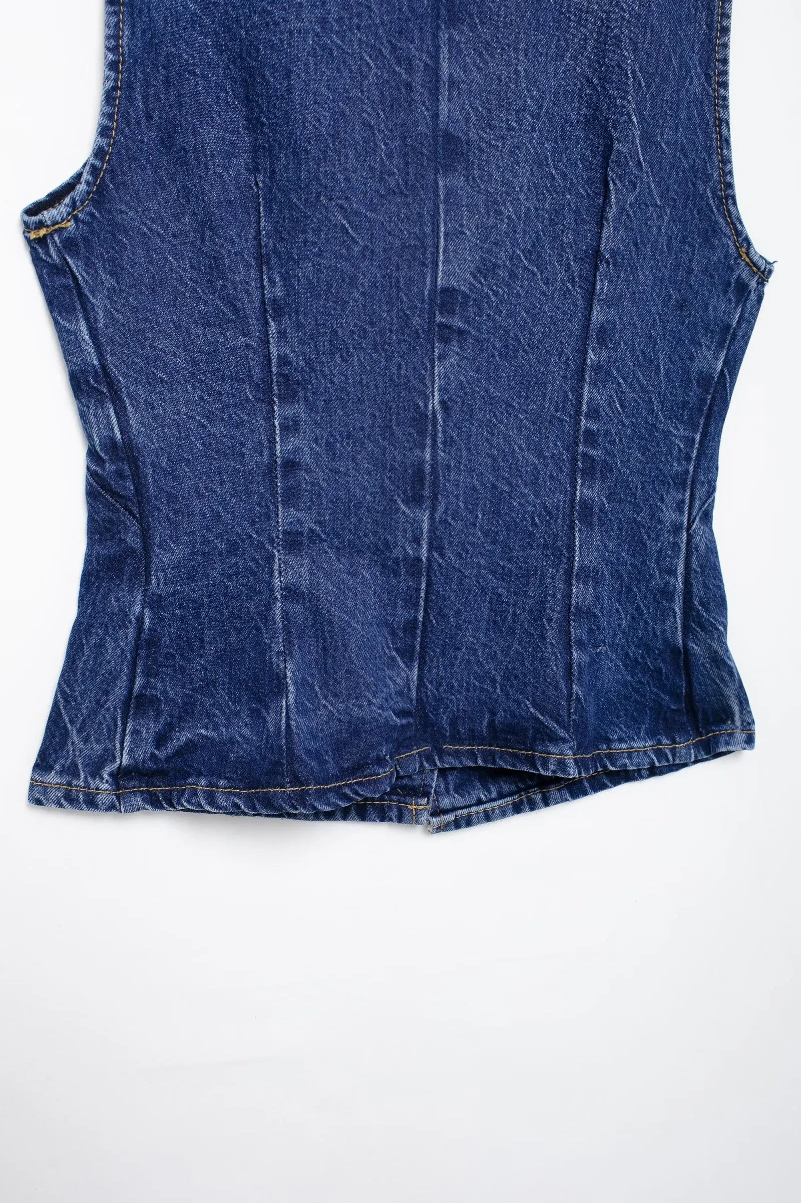 HH 2025 Summer Women Fashion Denim Trousers Set Solid Cropped Vest Top + Chain Lace Up Versatile Female Wide Leg Long Pant