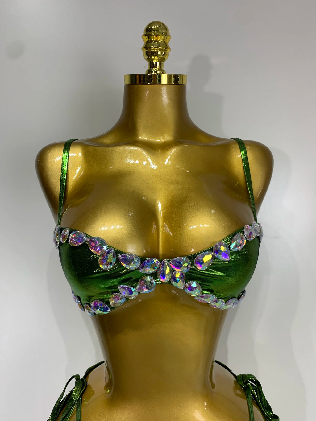 Newest Crystal Bikini Swimwear Fashion Bar Bikini Blingbling Swimwear Bikini Popular Bathingsuit Bikini Nightclub Stage Outfit
