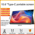 15.6inch Portable Monitor 120Hz/RGB100% /Touch Screen With VESA Hole Extended Display For Phone PC Loptop Xbox PS4/5 Switch