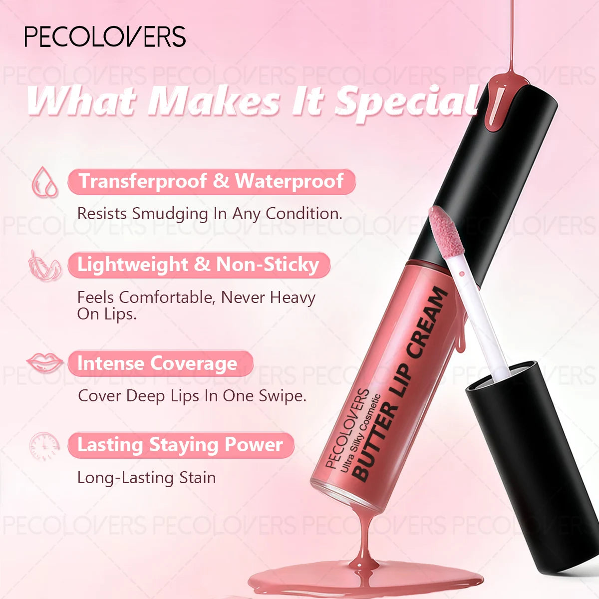 3PCS Lip Liner And Lip Gloss Set, Soft Textured Lip Beautifying, Multi-Purpose Lip Makeup, Lip Beauty Cosmetic