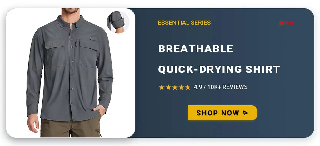 TACVASEN Quick Dry Short Sleeve Shirts Men's UPF 50+ Sun Protection Work Cargo Shirts Mesh Breathable Hiking Fishing Shirts Man