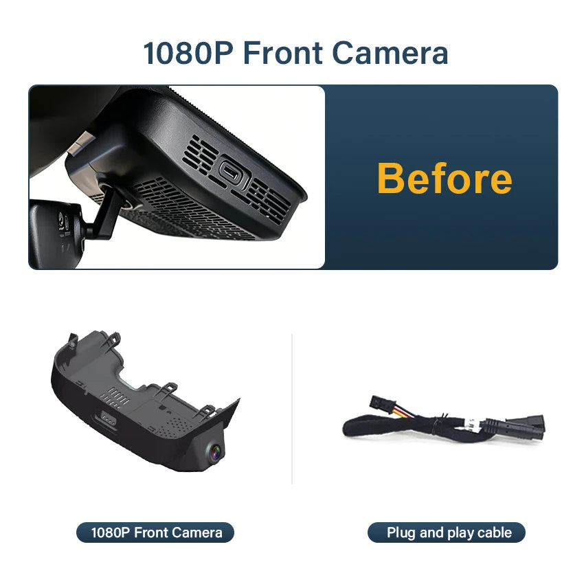 New! 4K UHD Plug and Play Car DVR Dash Cam Camera For Omoda 7 Omoda7 2025 2026 2027 Wifi Dashcam Customized Video Recorder