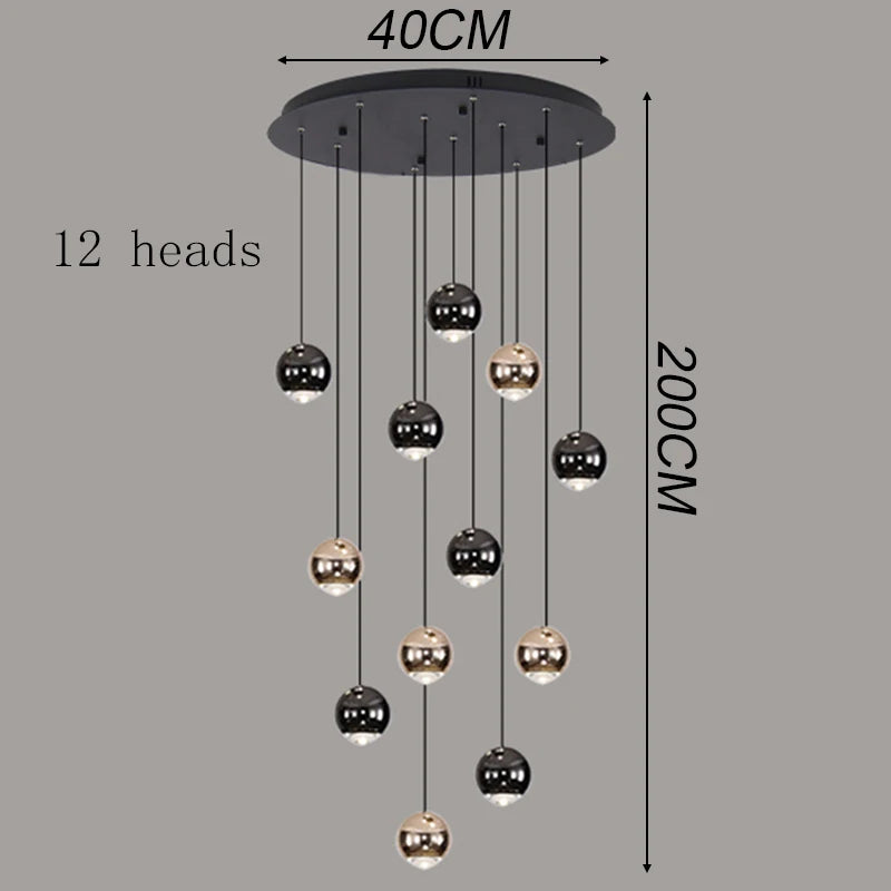 Home Decor Led  Chandeliers Ceiling Lights Pendant Lamps Hanging Light For Living Room Dining Hallway Entrance Indoor Lighting