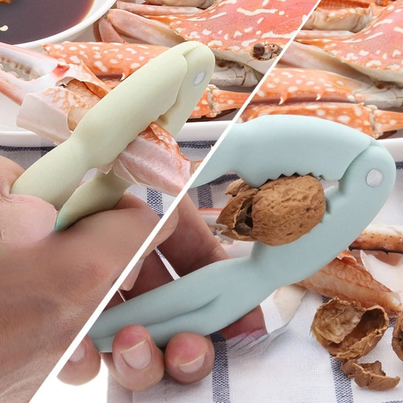 Crab Claw Lobster Crab Cracker Sheller Seafood Walnut Shell Clip Shellfish Shell Opener Seafood Tool Kitchen Gadgets Accessories
