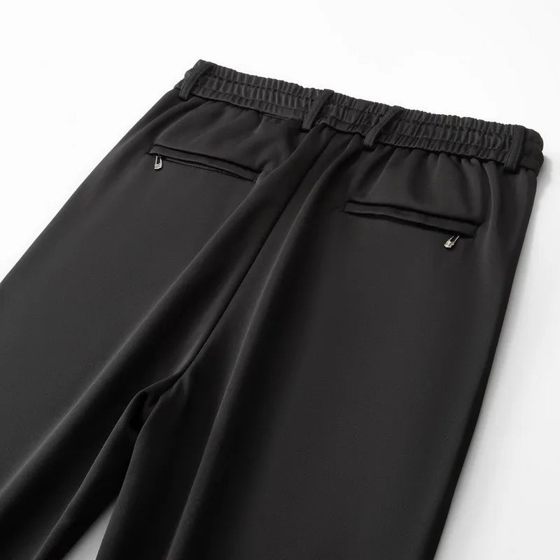 Winter Pants Men Straight Trousers Thicken Warm Oversize 6XL 7XL 8XL 10XL Plus Size Loose Fleece Formal Sweatpants Autumn Plush