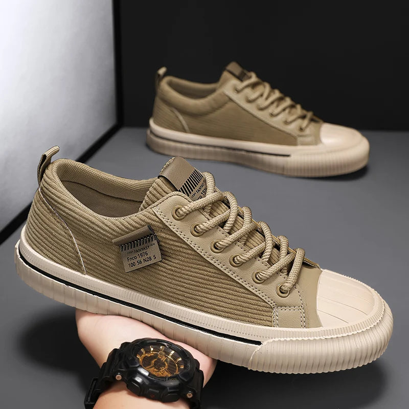 Fashion Men's Walking Sneakers Outdoor Man Casual Shoes Breathable Lightweight Board Shoes Platform Sport Footwear Running Shoes