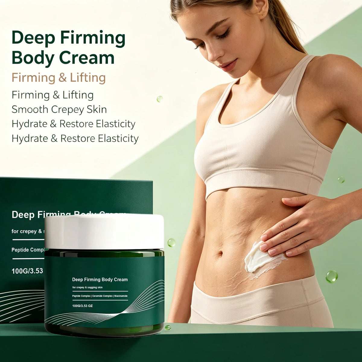 Firming Body Cream Reduce Skin Sagging Revitalize Skin Condition Improve Skin Elasticity Moisturizing Brightening Anti Wrinkle
