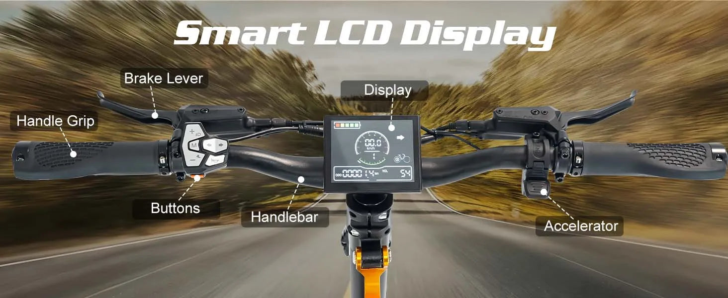 Foldable Electric Scooter for Adults, Motor 3000W*2, 50V 23Ah Battery, Long Range 50-70 Miles, 10" Off-Road Tires, High Power Commuter Scooter