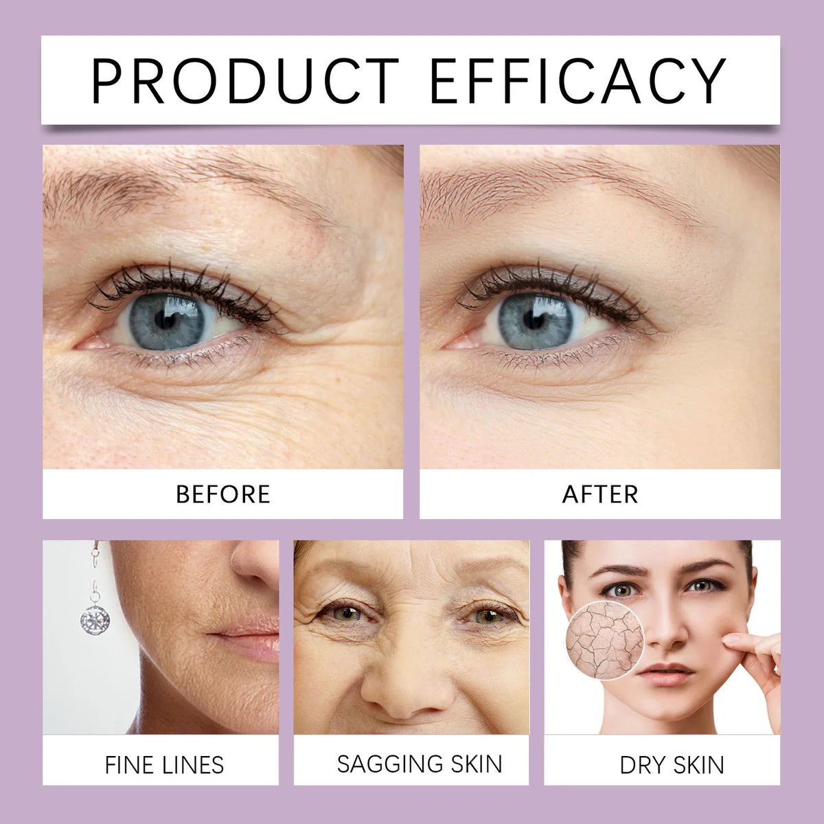 Retinol Face Serum Forehead Fine Lines Removal Collagen Lifting Repair Firm Moisturizing Glowing Rejuvenation Essence Skin Care