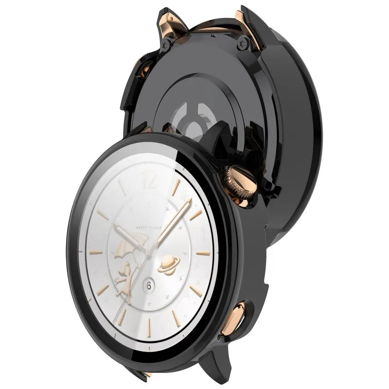PC+Tempered Glass Case for Oneplus Watch 3 43MM Samrt Watch Bumper Protective Cover Protector for OPPO X2 Mini Shell Accessorie
