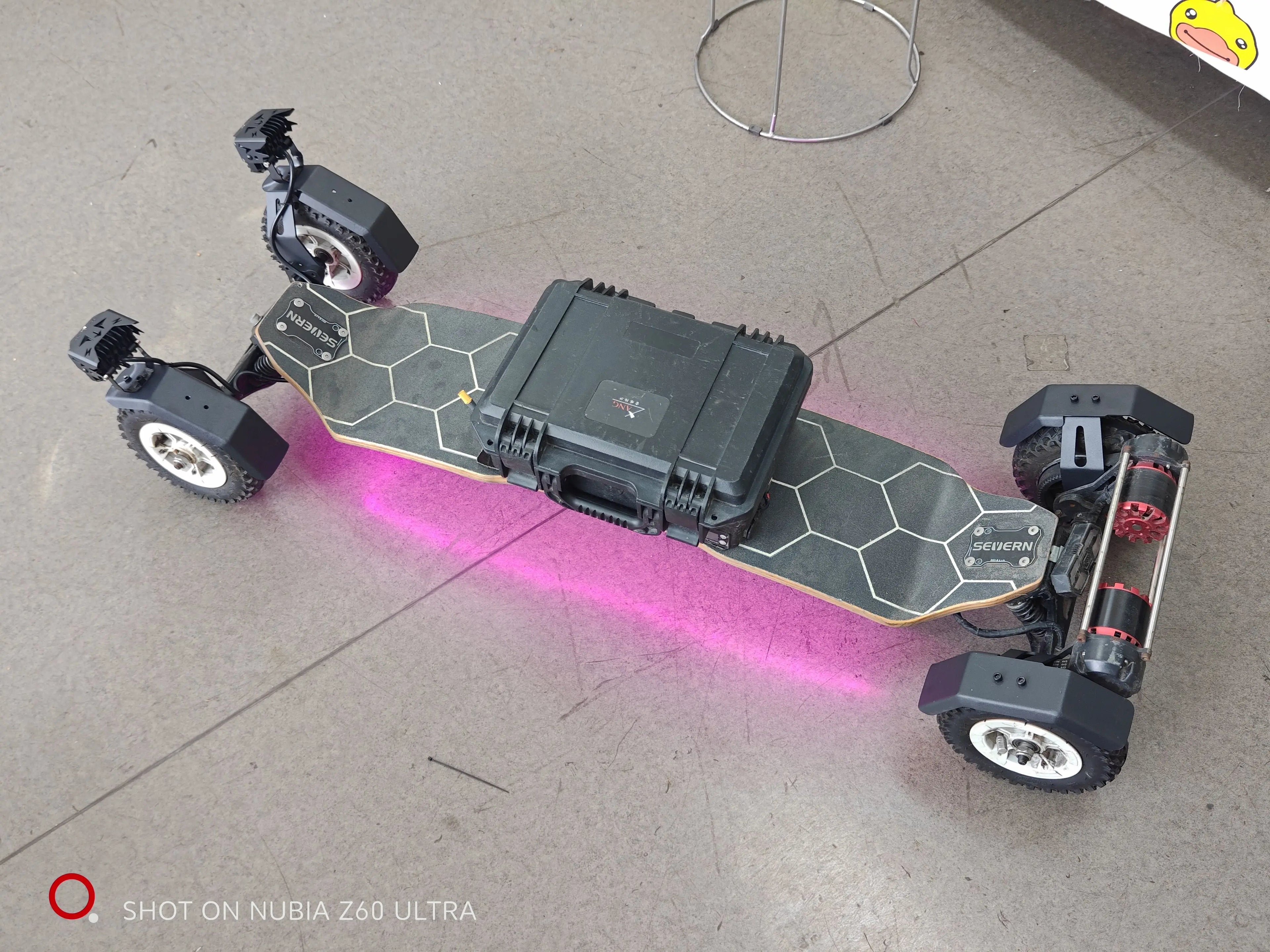 2025 new electric off-road skateboard fender waterproof board