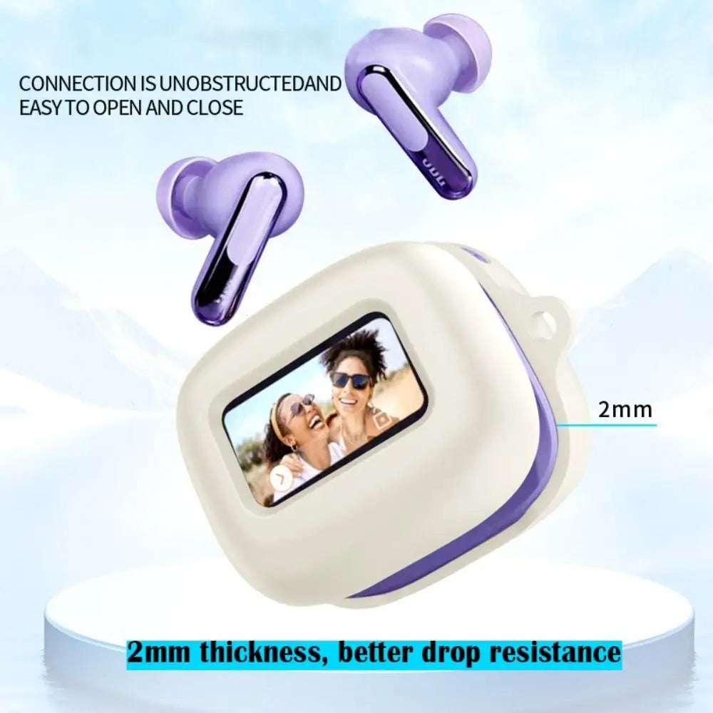 Silicone Earphone Case Anti Drop Shockproof Bluetooth Headphone Protective Cover Dustproof Colorful for JBL Live Flex 3