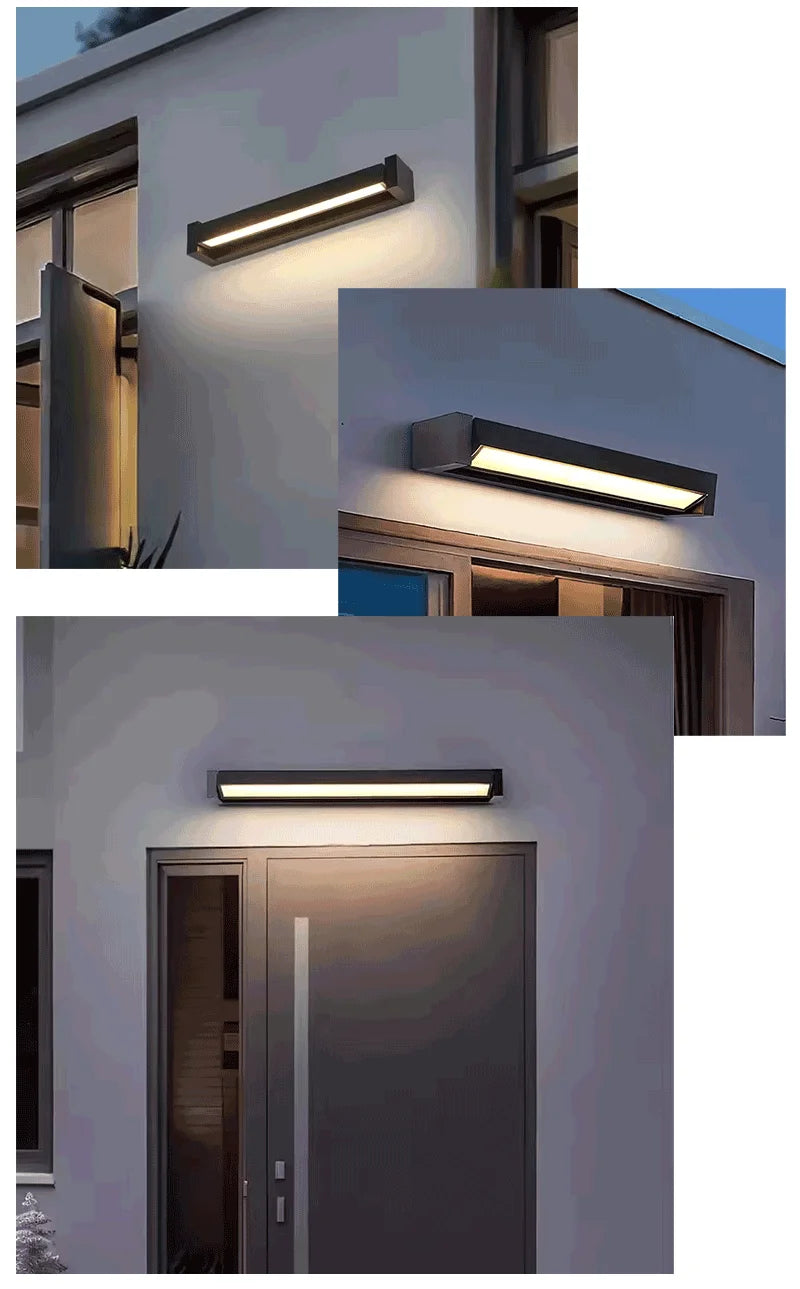 Outdoor Wall Lamps IP65 Waterproof LED Adjustable Angle Aluminum Wall Lights Garden Patio Doorway Home Minimalist Decor Lighting