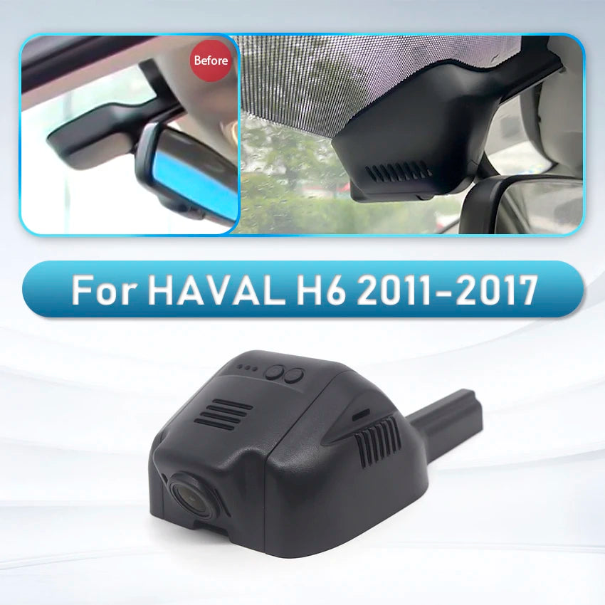 Plug and Play Dash Cam Car DVR UHD Video Recorder Camera For HAVAL H6 H7 F7 F7x H9 H3 DARGO Jolion GWM POER 4K Dashcam USB Port