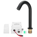 Basin Faucet G1/2 Black Sensor Faucet Copper Vertical Intelligent Automatic Washbasin Tap Kitchen Sink Faucet Single Cold Faucet
