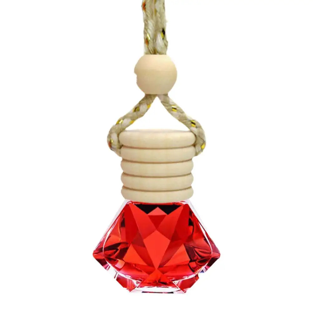 Car Perfume Pendant Include Essential Oil Air Fresheners Novelty Auto Flavoring Air Freshener Diffuser Oil Fragrance Bottle