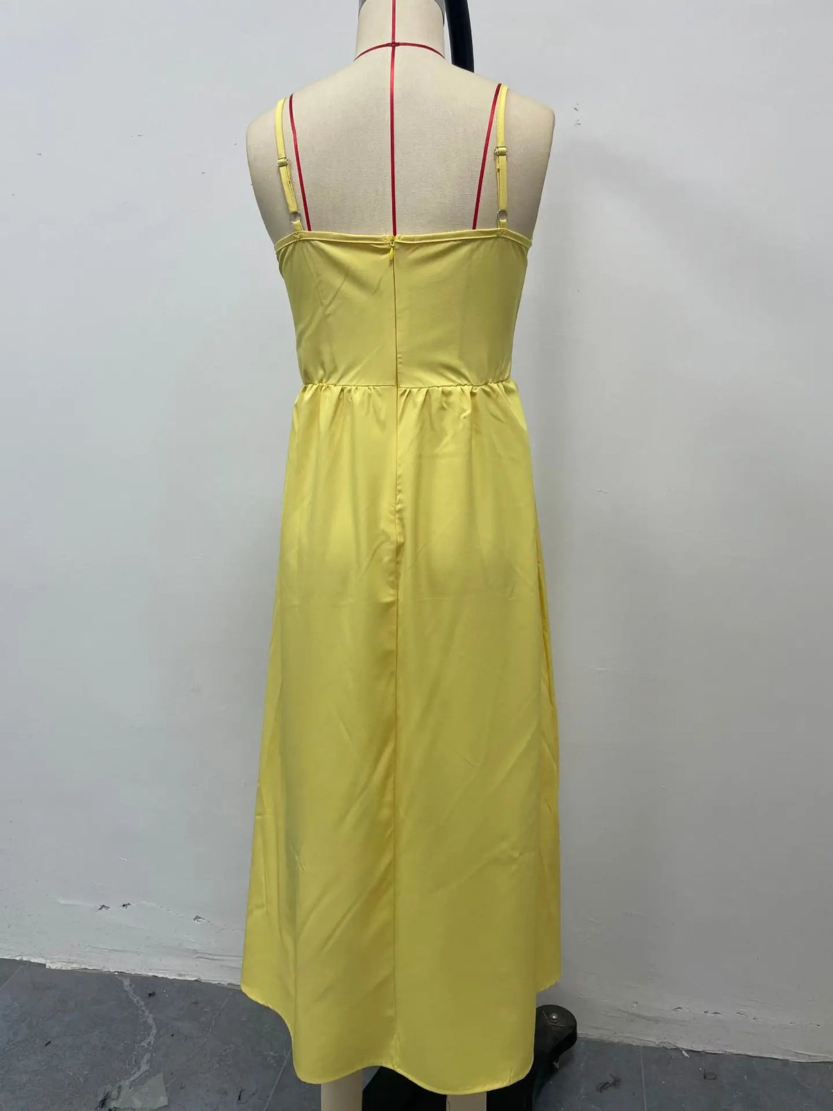 Dresses For Women 2026 Summer Suspender Dress Solid Swing Sundress Sleeveless Spaghetti Straps A Line Beach Party Dresses