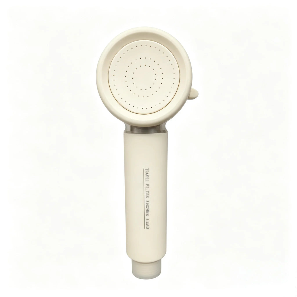 2+1 Modes Filter Shower Head High Pressure Adjustable Handheld Shower Head One Button Stop Bathroom Accessories