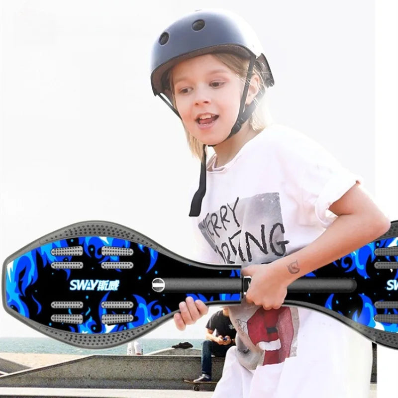 Good Quality Twist Skateboard Wave Board with 2 Wheels Snake Skate Board/wave Board Skateboard Scooter Parts Accessories
