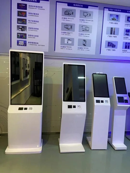 32 Inch POS Floor Stand Or Wall Mount Food Ordering Kiosks Self Service Payment Kiosk Restaurant With NFC Thermal Printer