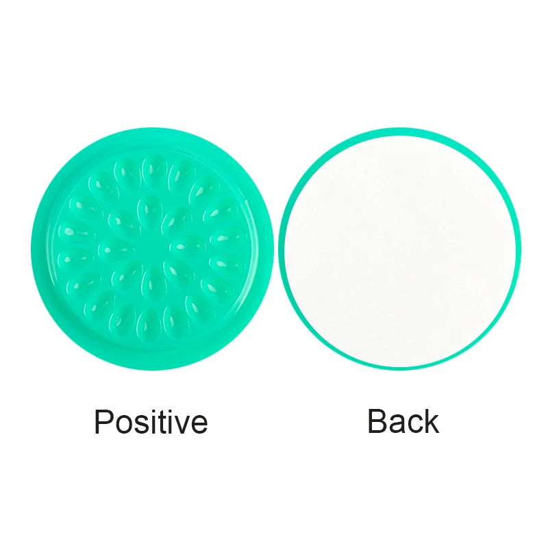 100pc Eyelash Glue Holder Tray Pad Lash Extension Adhesive Stand Base Gasket Tattoo Pigment Pallet Eyelashes Lifting Makeup Tool