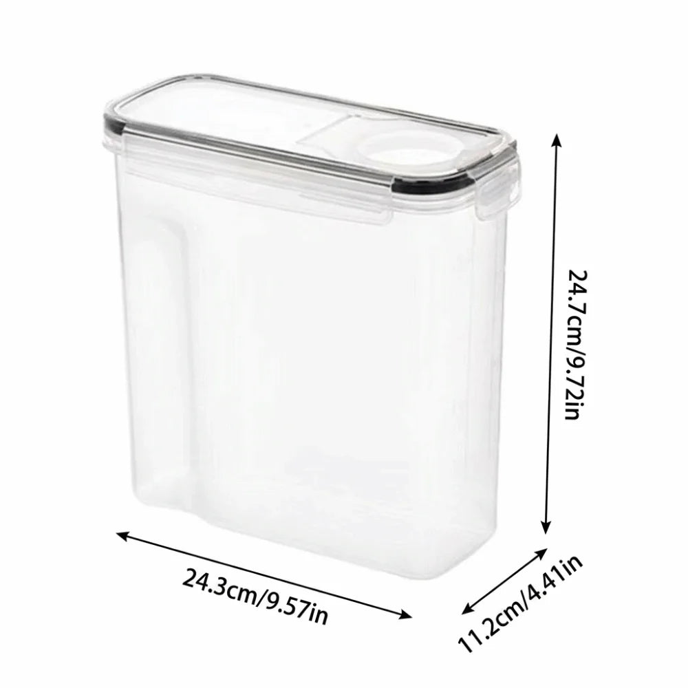 4Pcs Airtight 3D Printing Filament Container Dustproof Clear 3D Printing Filament Storage Box Moisture Proof Filament Dry Box