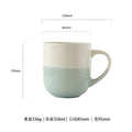 Simple Ceramic Coffee Mug Creative Color Collision Water Cup Home  Color Glaze Ceramic Cup Three Decades Home Goods