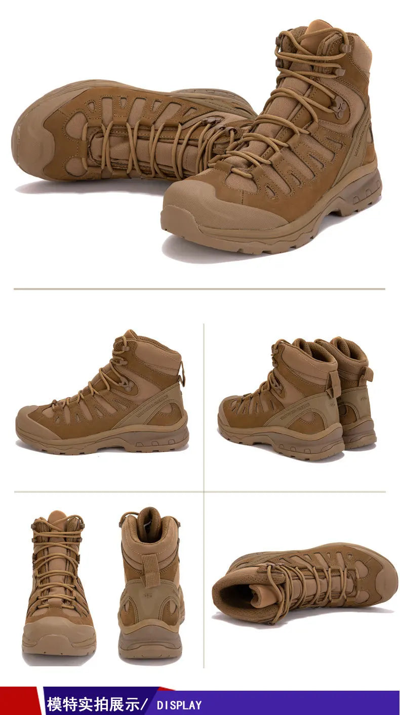 Outdoor China Tactical Shoes American City Commuter Desert Hiking Mountaineering Special 680 Tactical Boots
