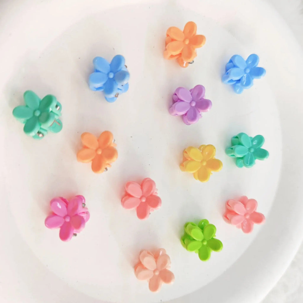 30-50PCS Fashionable Cute Children Hair Grab Clip Female Side Clip Cute Princess Hair Card Jewelry Head Flower Mini Small Hair