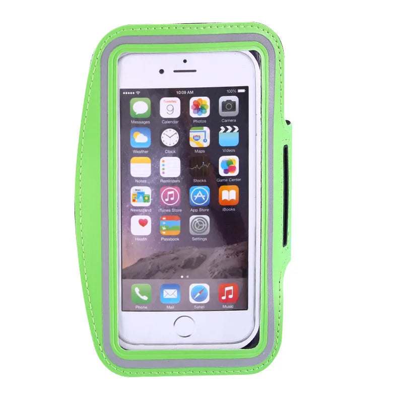 5 Inch Mobile Phone Armband Outdoor Sports Smartphone Holder Gym Running Phone Bag Arm Band Cases for Samsung for IPhone Holder
