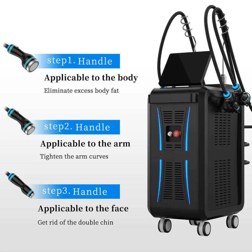 Professional Non Invasive Cold Wave Shaping EMS RF Fat Reduction Equipment for Body Contour Slimming