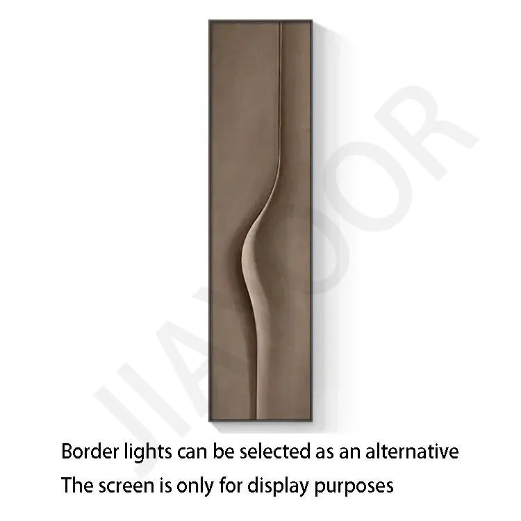 Modern Light Luxury Corridor Hanging Painting Interior Entrance Decoration  Simple Abstract Long Strip Vertical LED Wall Lamp