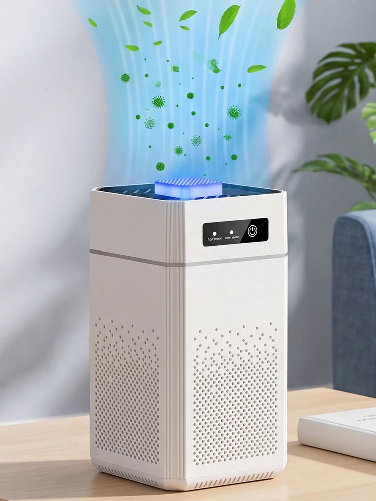 Adjustable Odor Eliminator 3 Modes Household Silent Purifiers Intelligent Indoor Negative Ion Purifier for Home Bedroom Pet Room