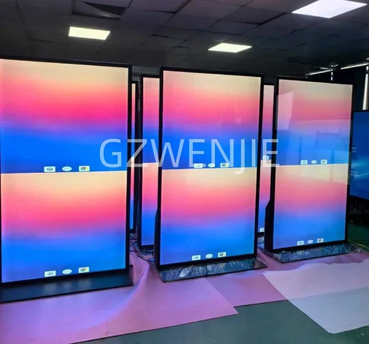 Vertical Full-screen LCD Advertising Machine with A Fixed Large-sized High-definition Screen for Commercial Signage Display