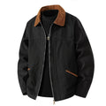 Men Jacket 100% Cotton Coats Safari Autumn Oversize 6XL 7XL 8XL Plus Size Camping Street Casual Business Work Zipper Softshell