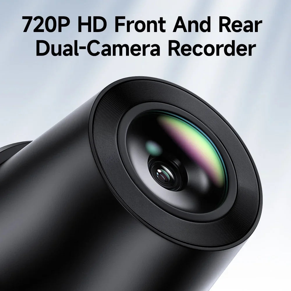 Motorcycle Action Camera Recorder Front & Rearview Waterproof Dual Full Motorcycle DVR Dash Cam Night Vision WiFi Smart Connect