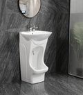Ceramic Floor Mounted Wash Basin Pedestal Foot Washing Sink