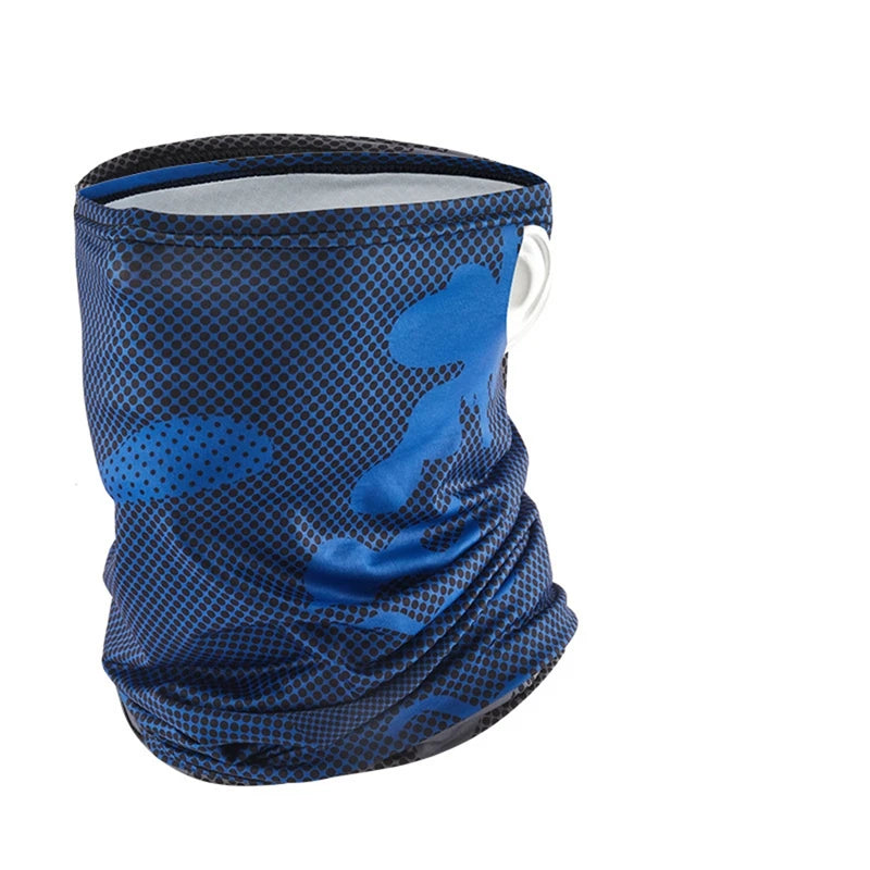 UV Protection Ice Silk Neck Gaiter Breathable Face Cover Tube Scarf Outdoor Cycling Hiking Sports Bandana Neck Tube